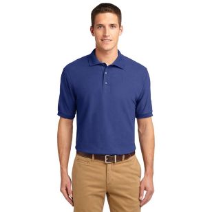 Port Authority - Silk Touch Sport Shirt - Blue, Mediterranean