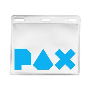 4" x 3" Printed Horizontal Vinyl Pouch - Clear
