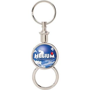 Barriga Separating Keyring - Chrome