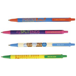 BIC® Clic Stic® Pen - Blue, Dark Metallic