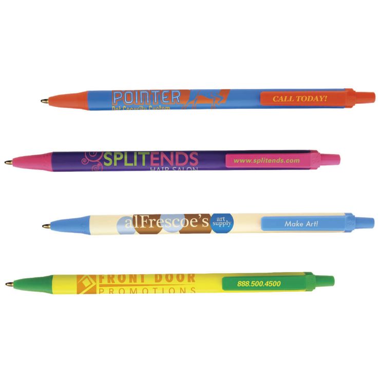 BIC® Clic Stic® Pen - Blue, Dark Metallic