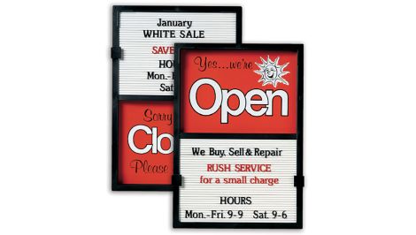 retail signs