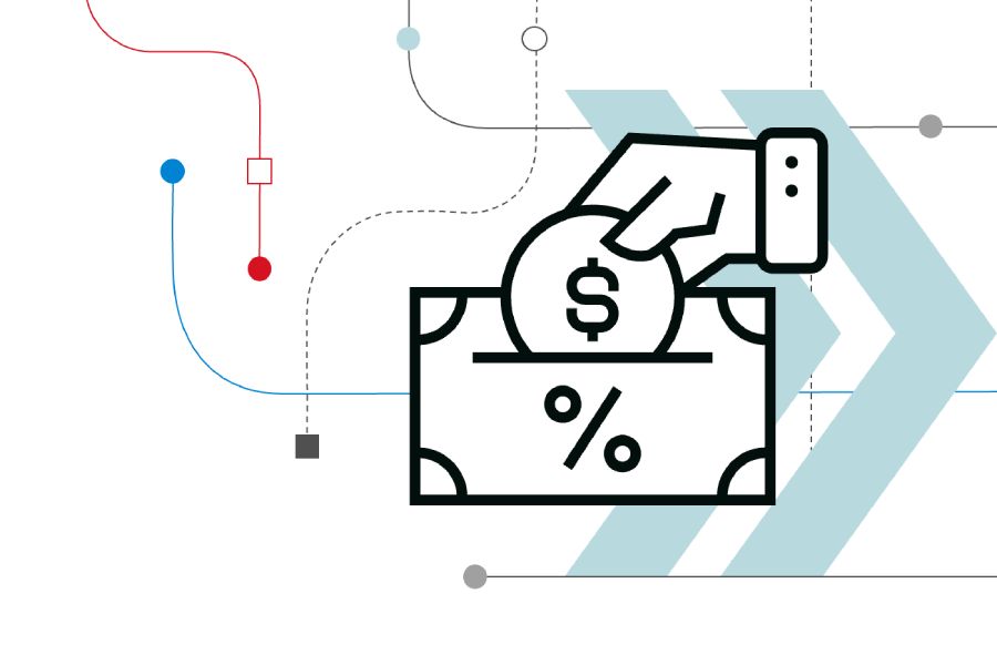 Bank deposit icon