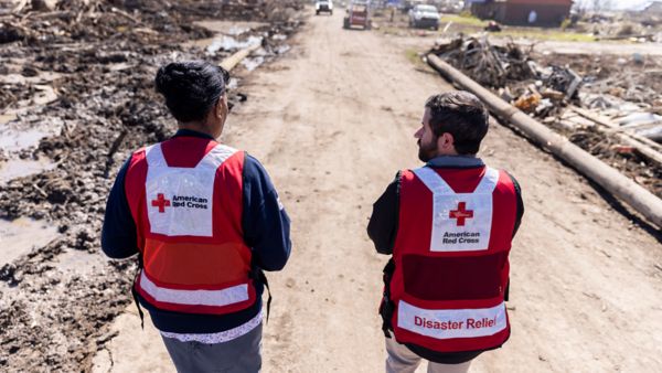 American Red Cross Workers