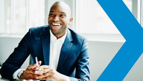 Smiling businessman
