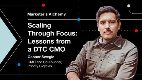 Marketer's Alchemy / Scaling Through Focus: Lessons from a DTC CMO with Connor Swegle from Priority Bicycles