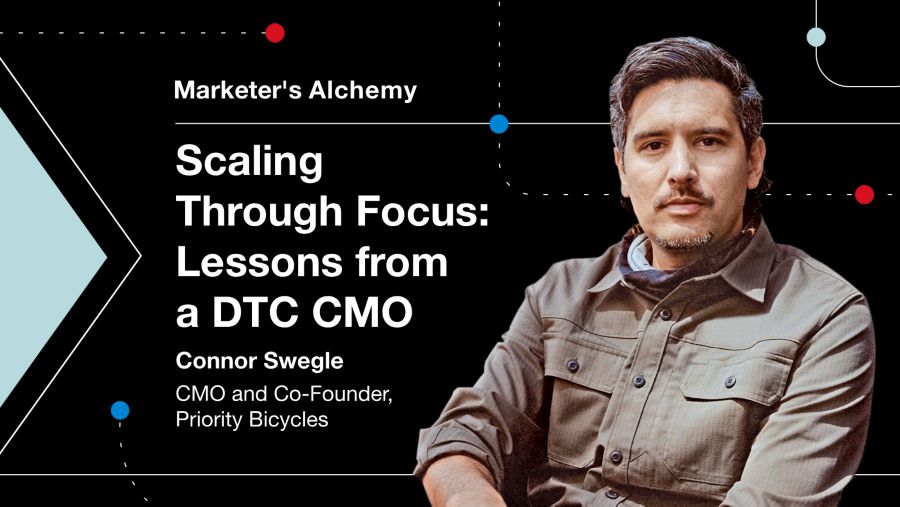 Marketer's Alchemy / Scaling Through Focus: Lessons from a DTC CMO with Connor Swegle from Priority Bicycles