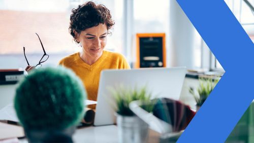 A marketer analyzes a data set with new perspective to gain information