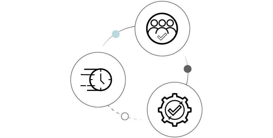 An infographic shows various icons that represent how comprehensive marketing data can drive real results.