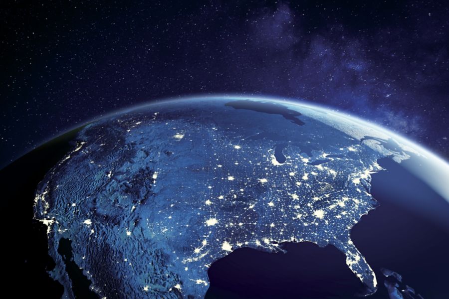 image of earth zoomed out