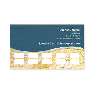 Truss Loyalty Cards 2x3-1/2 Rectangle - Grandis Orange