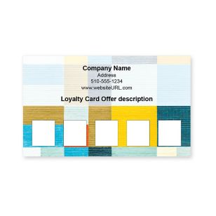 Mozaic Bricks Loyalty Cards 2x3-1/2 Rectangle - Catskill White